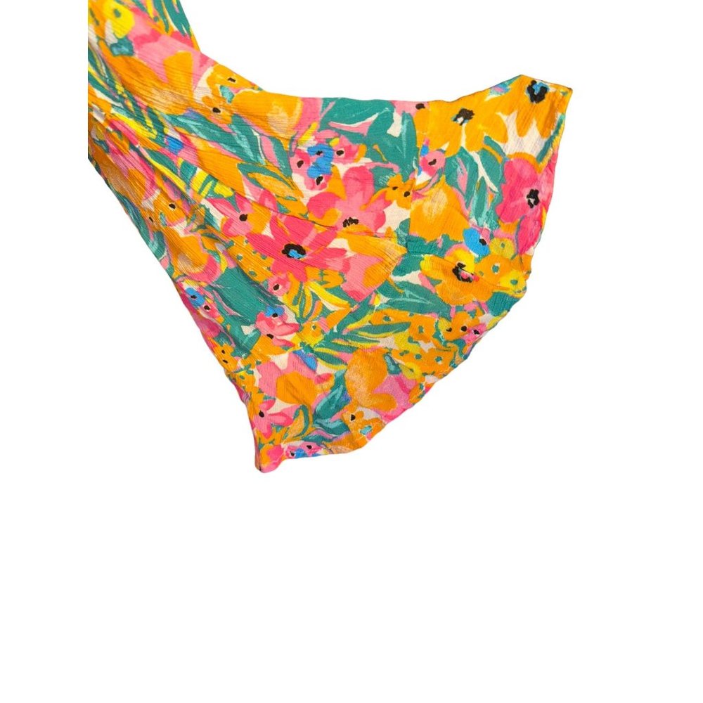 Anne Cole Summer Floral Design with Ruffle Sleeve Women Size XS - Picture 4 of 9